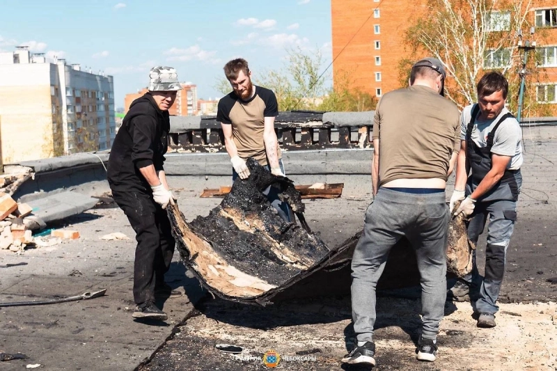 Трофимов: В Чебоксарах работы после атак ВСУ идут нон-стоп
